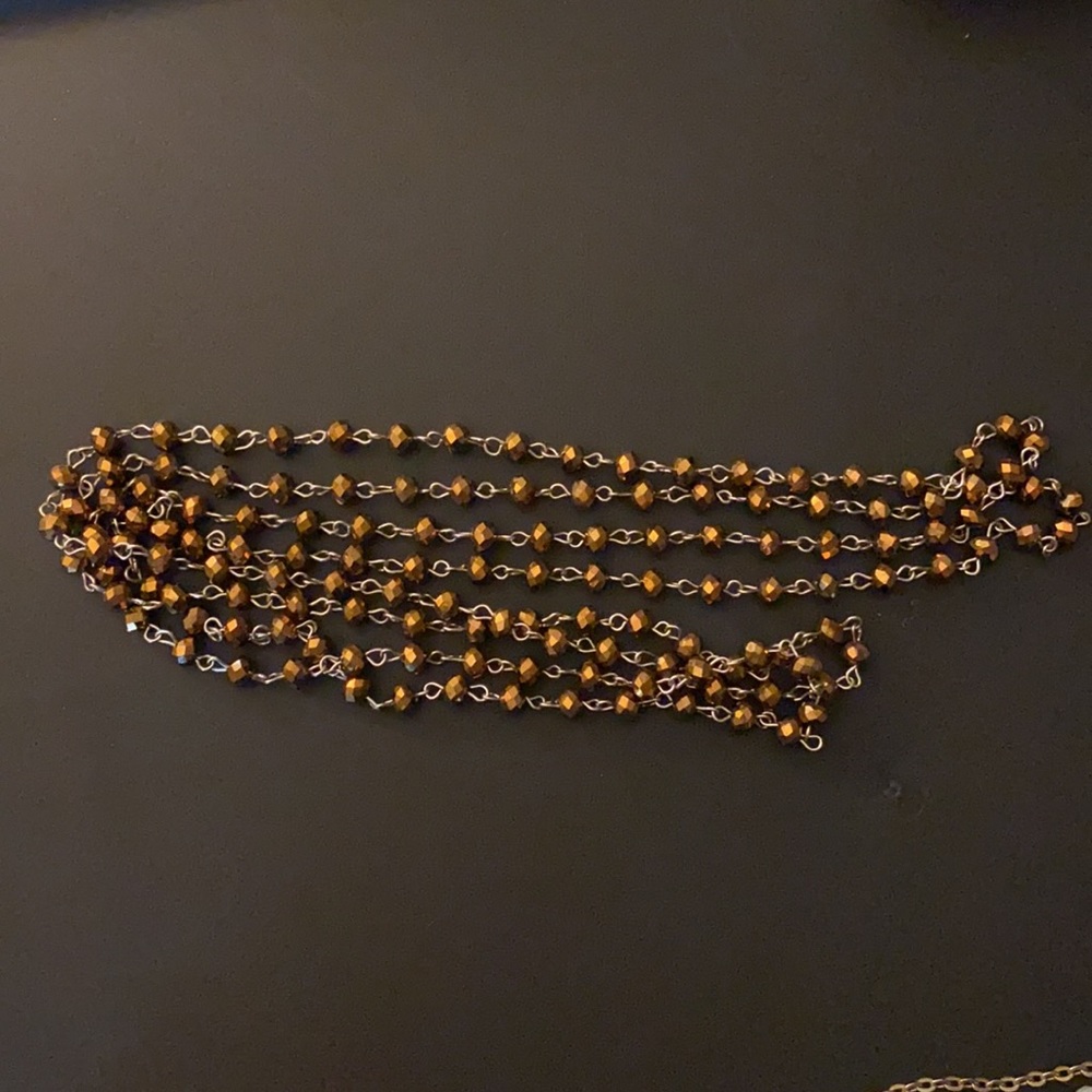 New Versatile golden brown necklace. - Picture 16 of 16